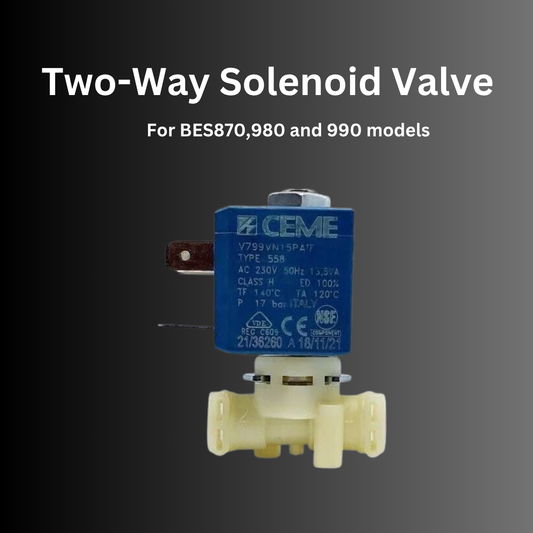 Ceme Two-way Solenoid Valve for Breville BES870, 980 and 990 Models