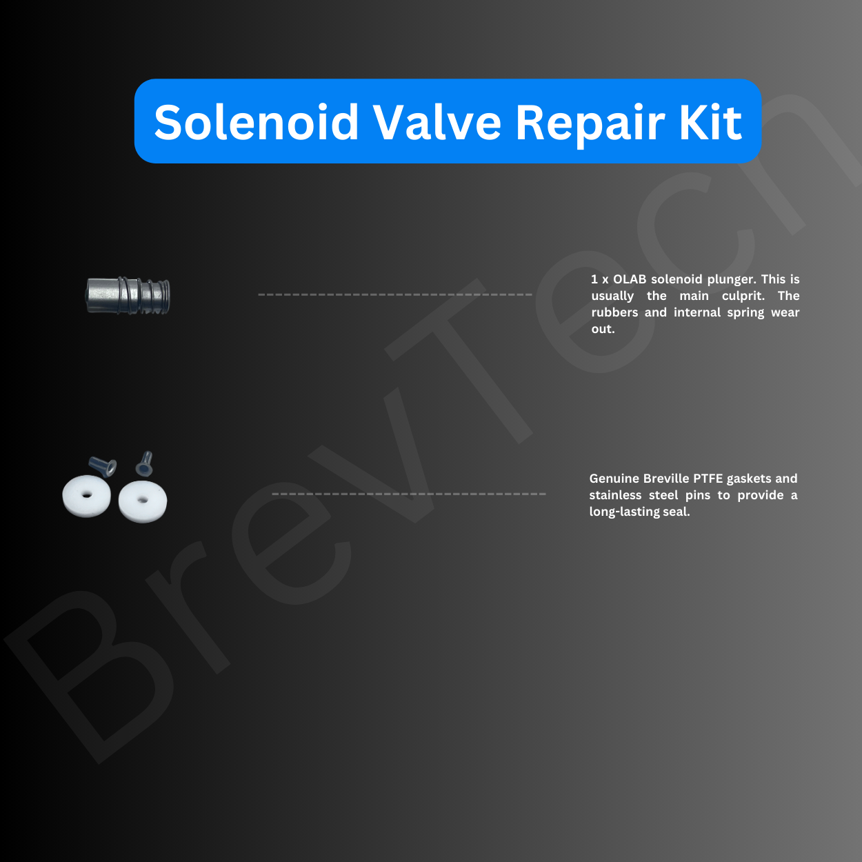 OLAB Solenoid Valve Service Kit for Breville BES900/920,BES980,BES990