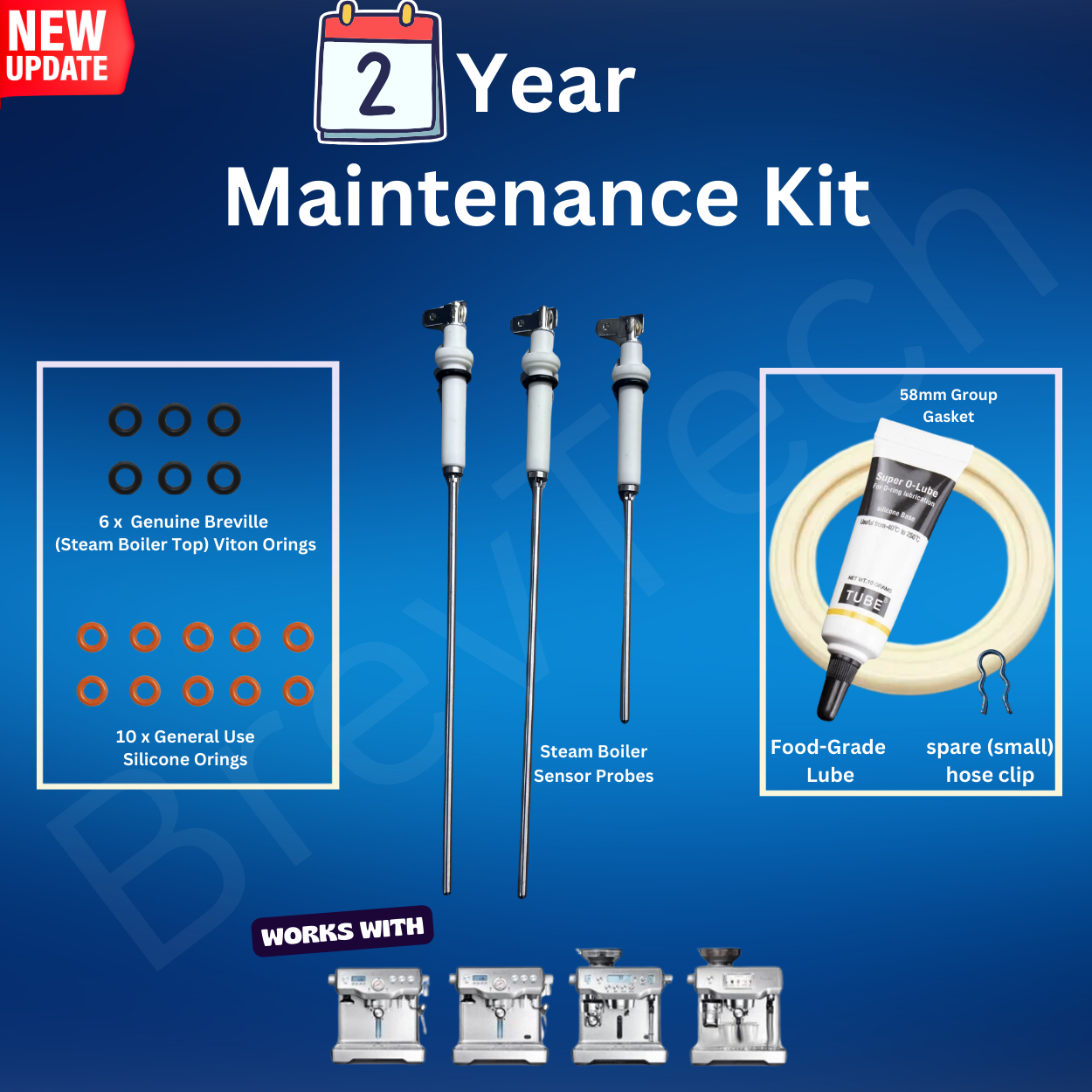 2-Year Maintenance / General Service Kit for Breville Dual Boiler / Oracles