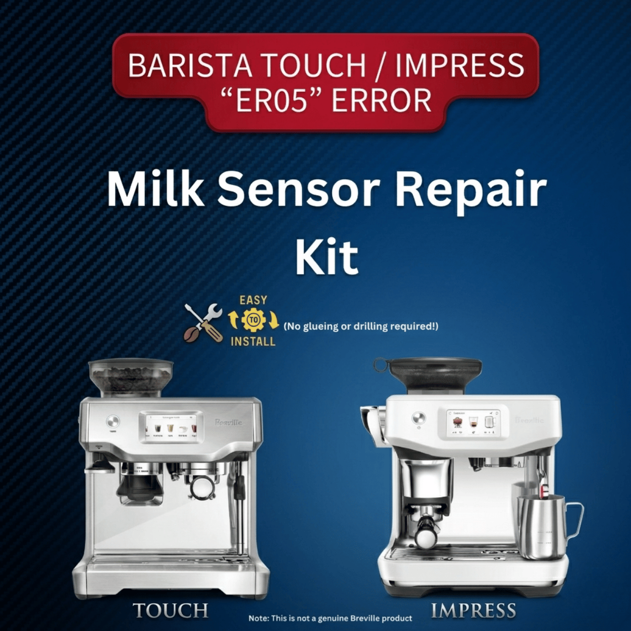 Milk Sensor Repair Kit for Barista Touch / Impress BES880/881 series (ER05, 06, 07, 08 Error repair)