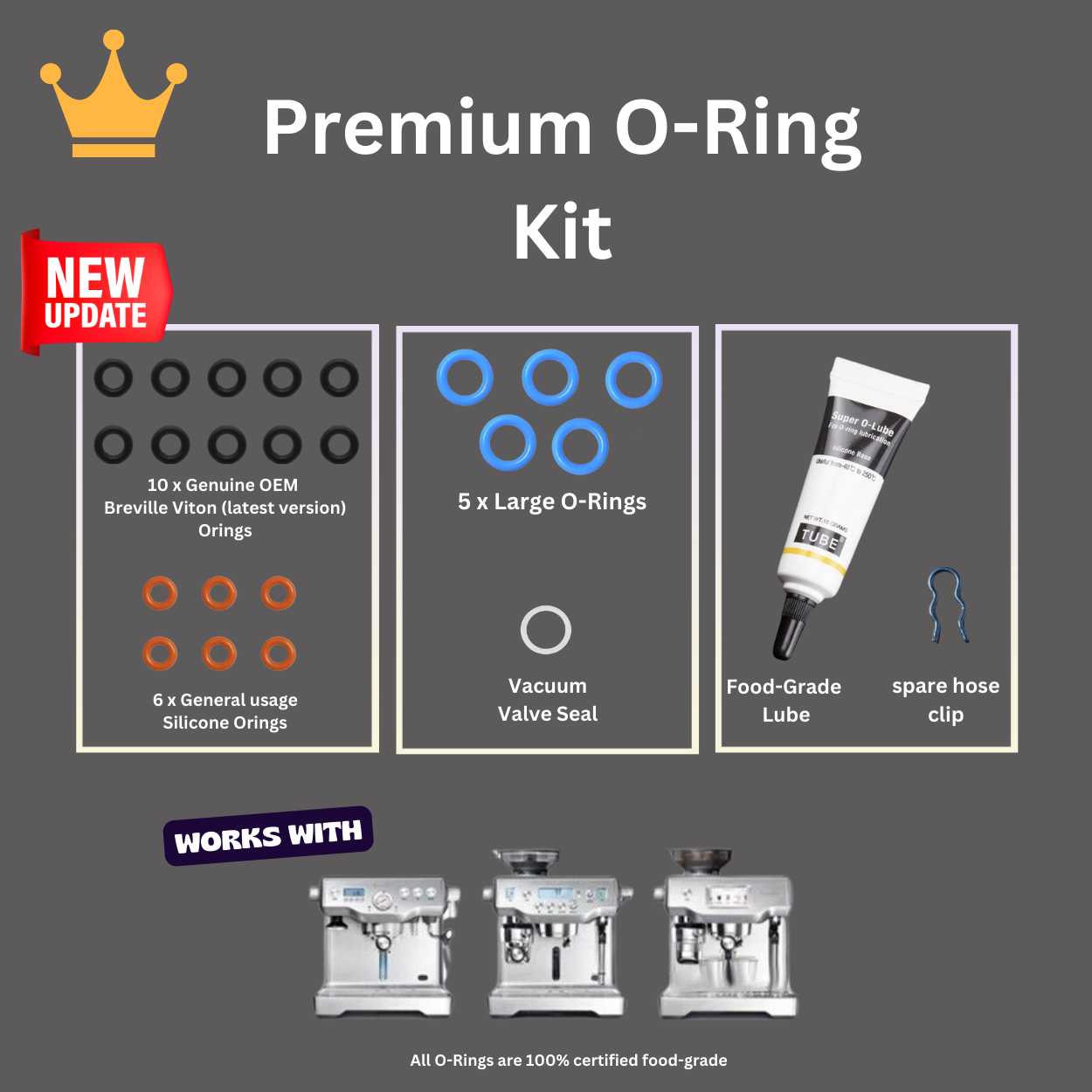 BREVILLE DUAL BOILER SES & BES900/BES920 SURVIVAL / SERVICE KIT (120v 240v)