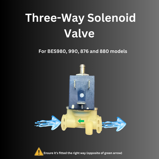 Three-Way Steam Venturi Solenoid Valve – For Breville/Sage Barista Pro, Barista Touch, Oracle & Oracle Touch